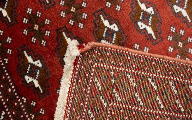 Turkaman Rug - 130 x 60 cm - red