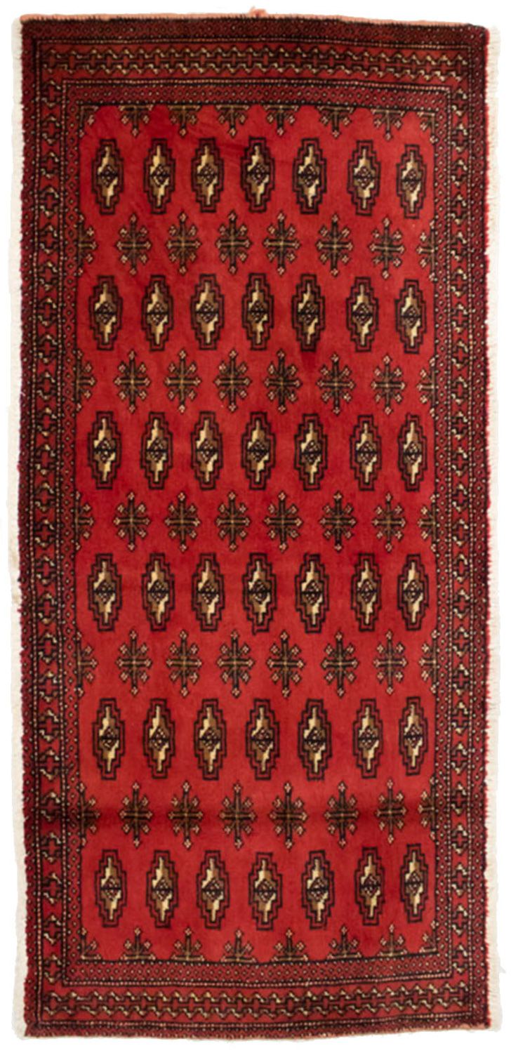 Turkaman Rug - 130 x 60 cm - red