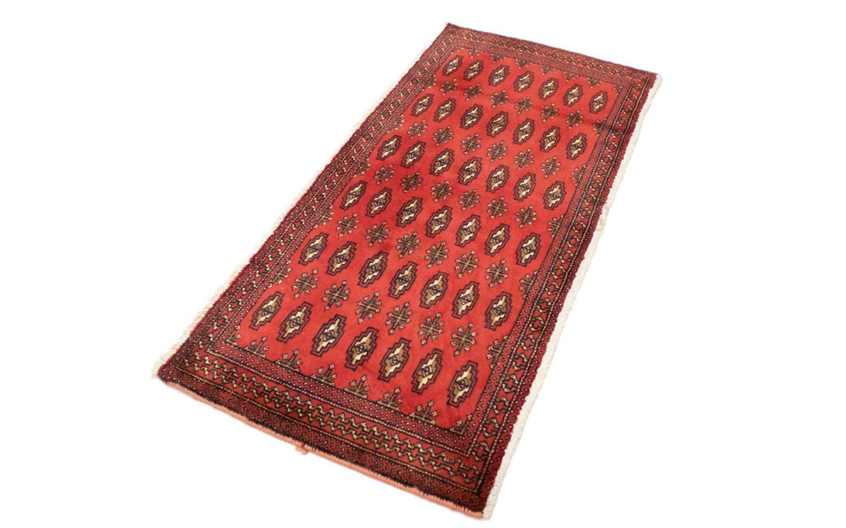 Turkaman Rug - 130 x 60 cm - red