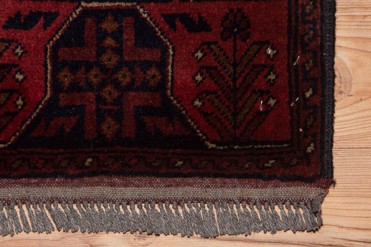 Afghan Rug - Kunduz - 186 x 122 cm - red
