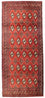 Turkaman Rug - 130 x 60 cm - rust