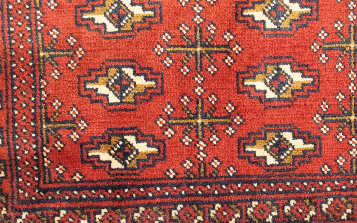 Turkaman Rug - 130 x 60 cm - rust