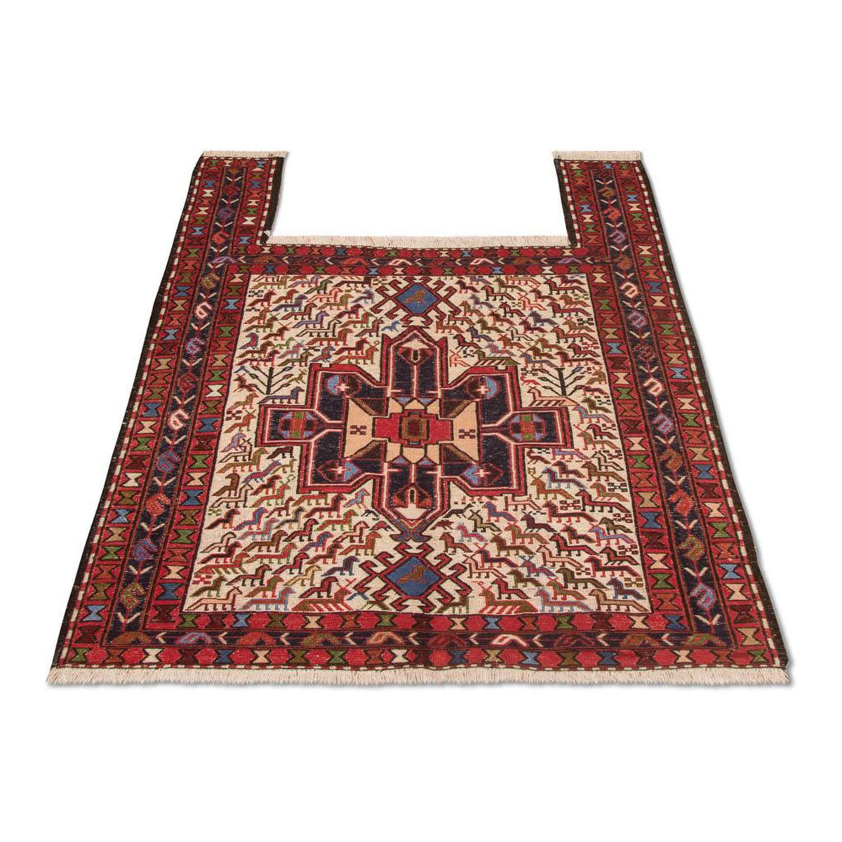Kelim Rug - Oriental square  - 99 x 95 cm - beige