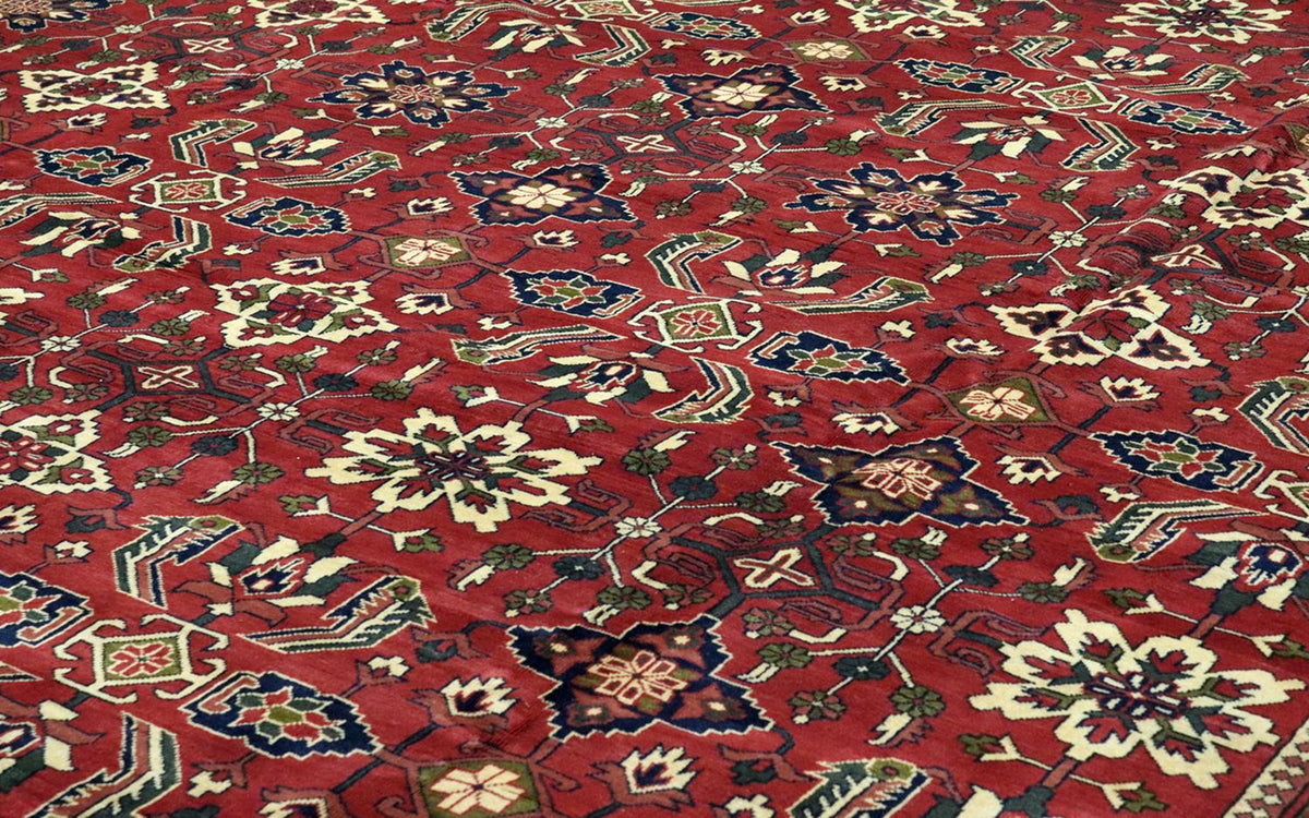 Afghan Rug - Hatschlu - 492 x 401 cm - red