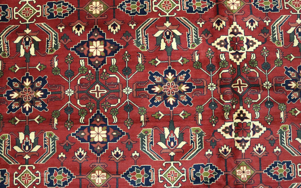 Afghan Rug - Hatschlu - 492 x 401 cm - red