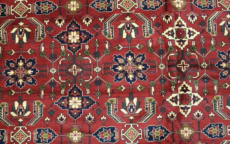 Afghan Rug - Hatschlu - 492 x 401 cm - red