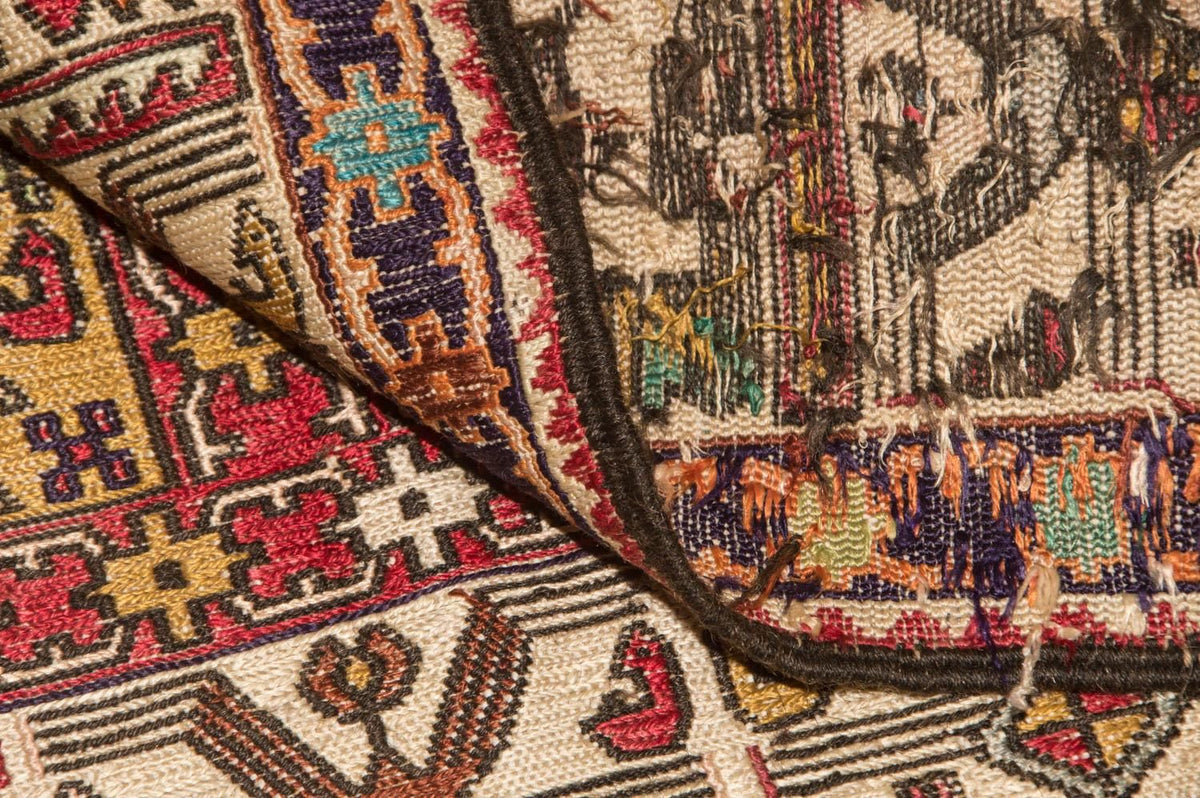 Kelim Rug - Oriental - 97 x 75 cm - red