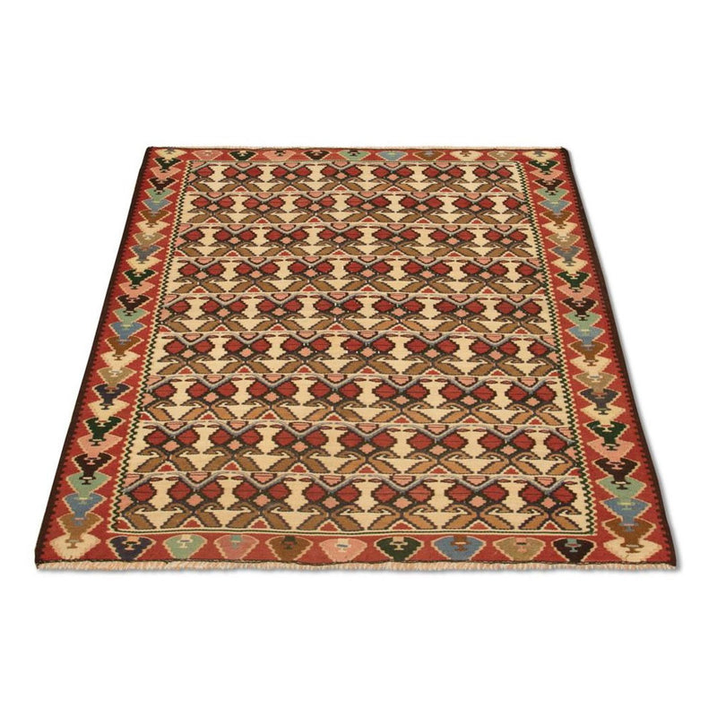 Kelim Rug - Old - 143 x 119 cm - beige