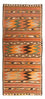 Runner Kelim Rug - Old - 340 x 160 cm - multicolored