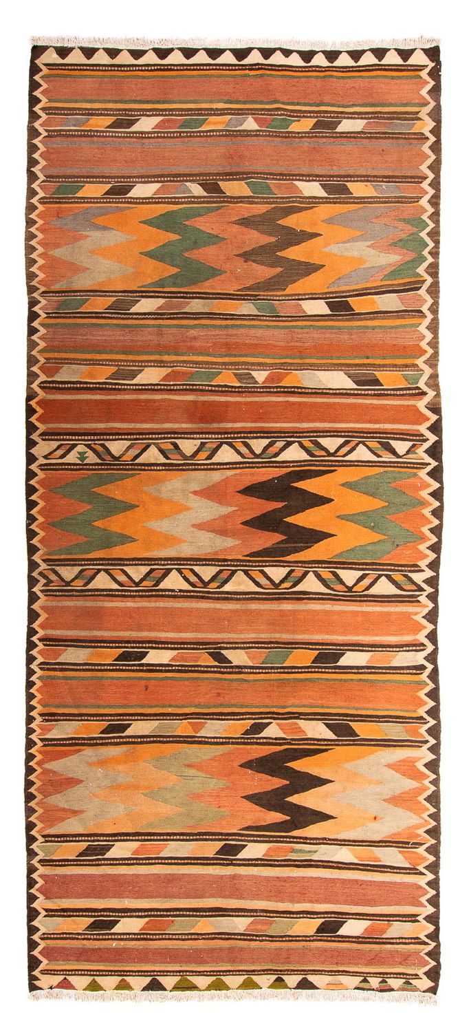 Runner Kelim Rug - Old - 340 x 160 cm - multicolored