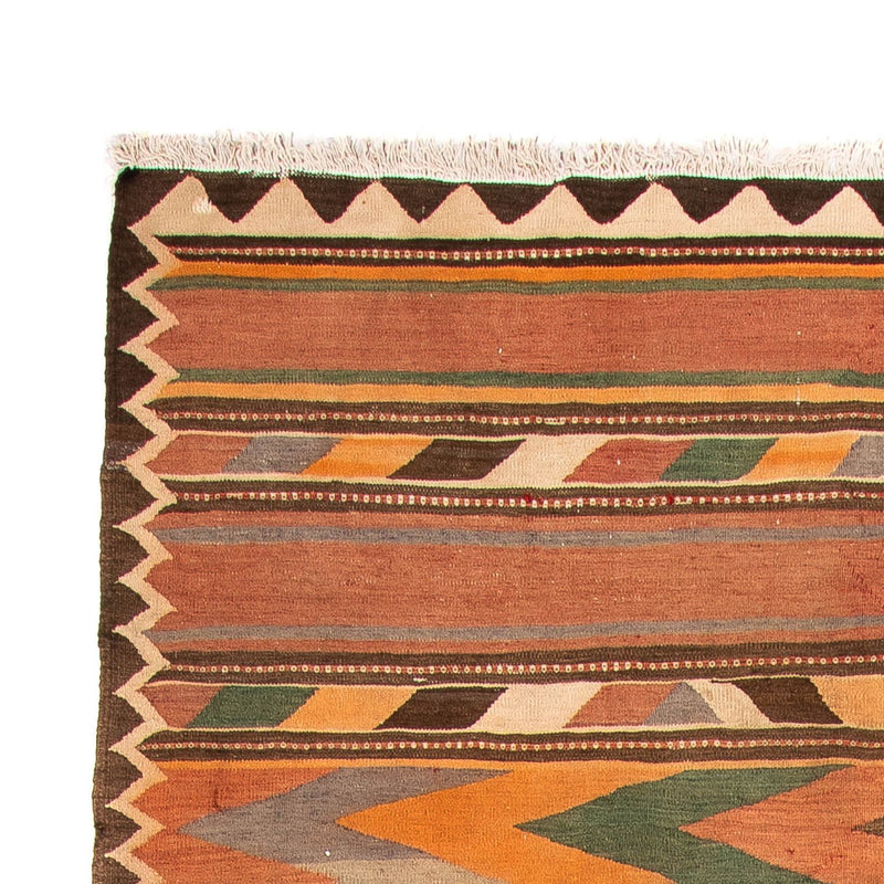 Runner Kelim Rug - Old - 340 x 160 cm - multicolored