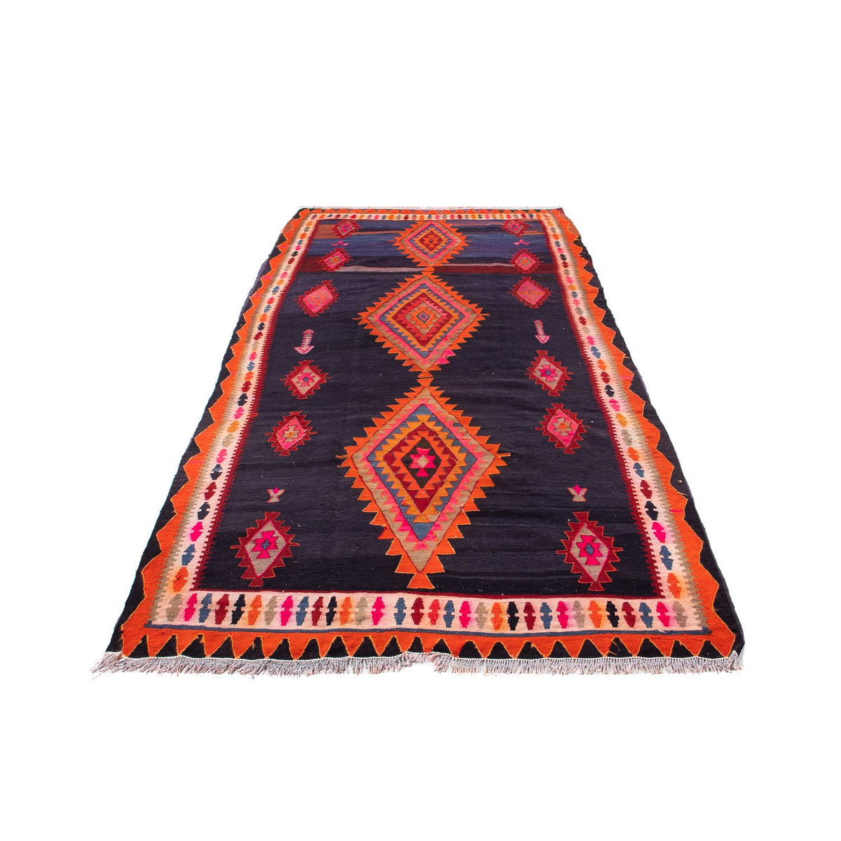 Runner Kelim Rug - Old - 315 x 150 cm - multicolored