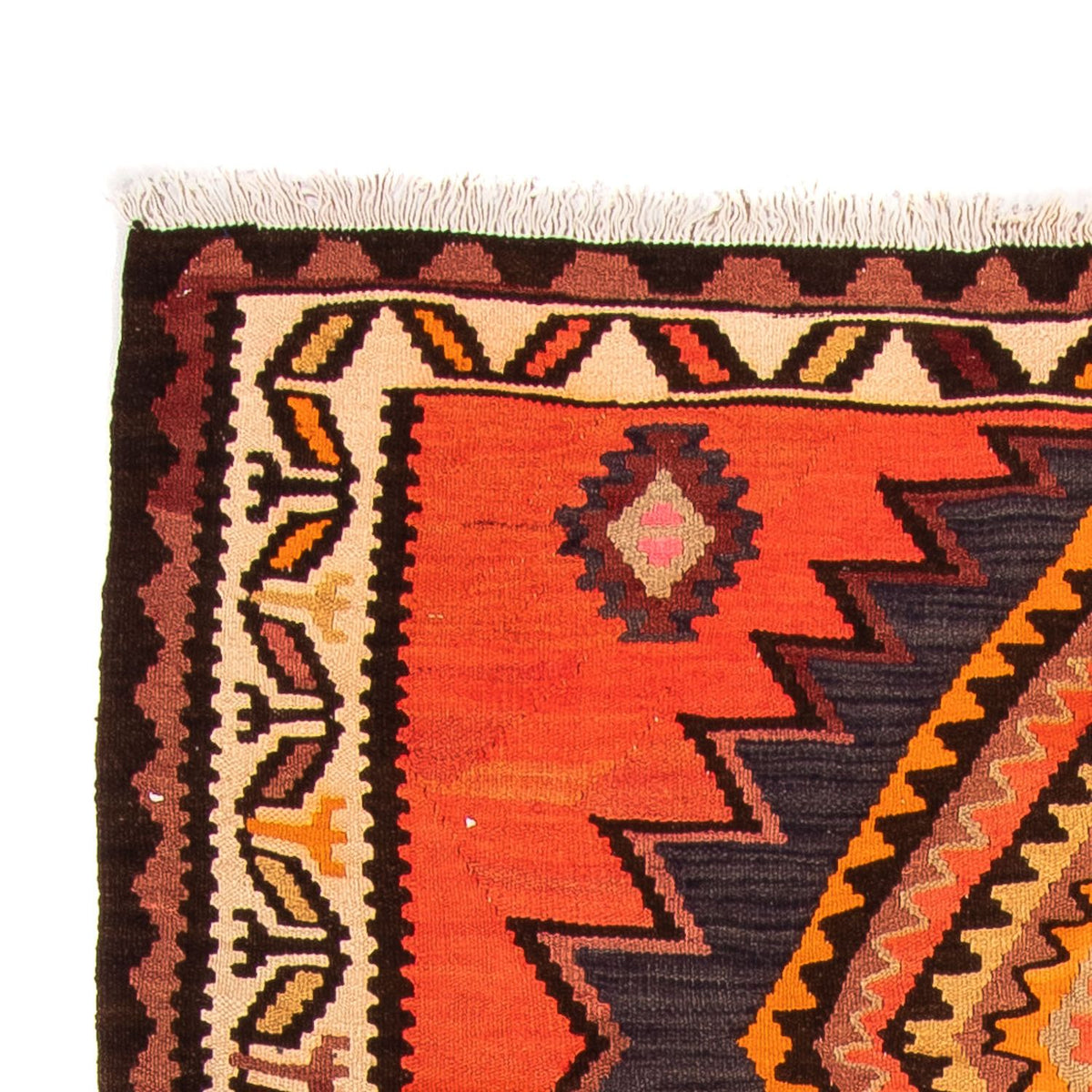 Runner Kelim Rug - Old - 275 x 140 cm - multicolored