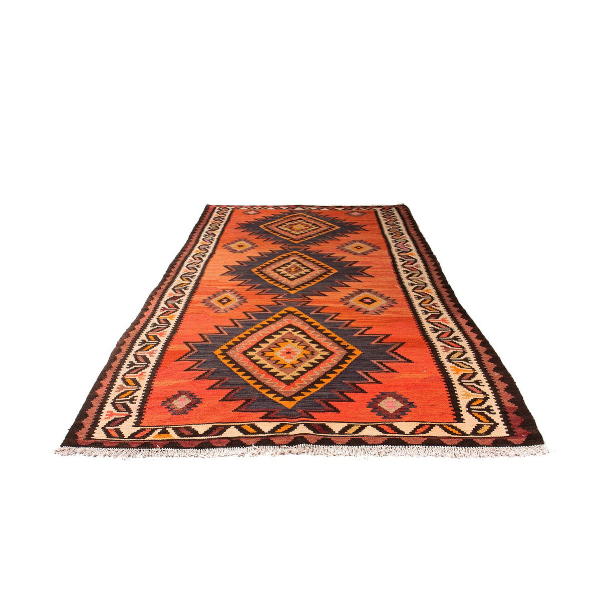 Runner Kelim Rug - Old - 275 x 140 cm - multicolored