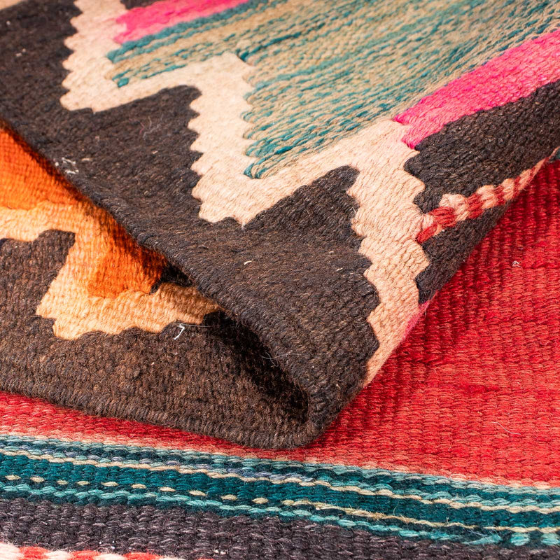 Runner Kelim Rug - Old - 350 x 150 cm - multicolored