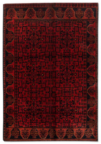 Afghan Rug - Kunduz - 189 x 116 cm - red