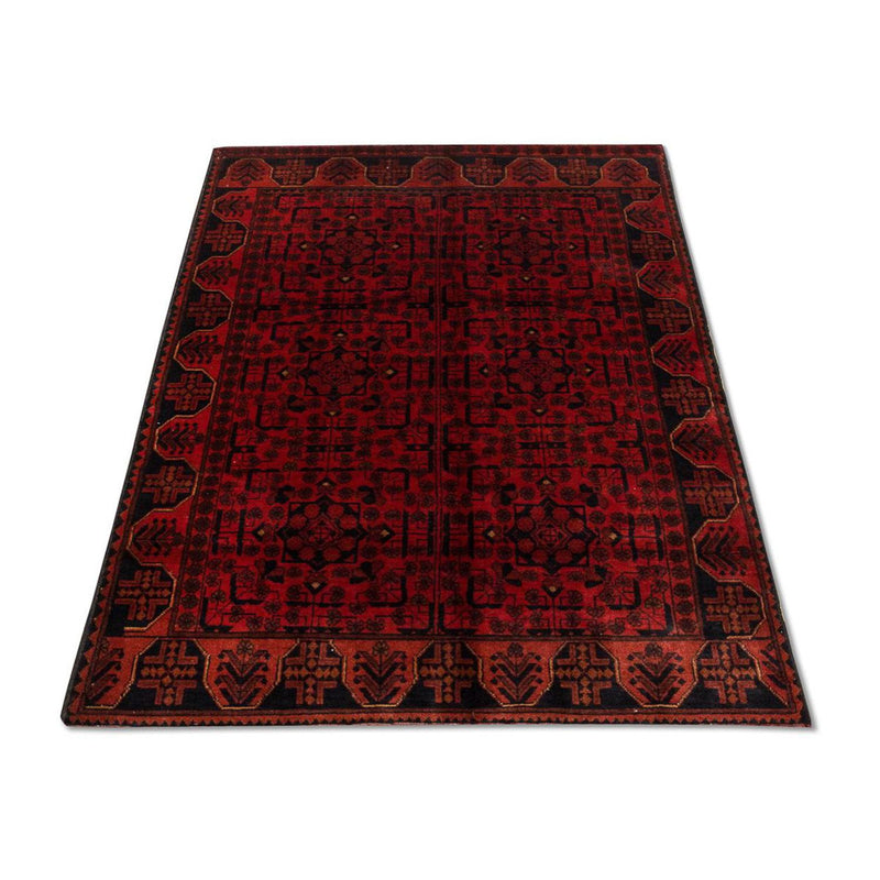 Afghan Rug - Kunduz - 189 x 116 cm - red