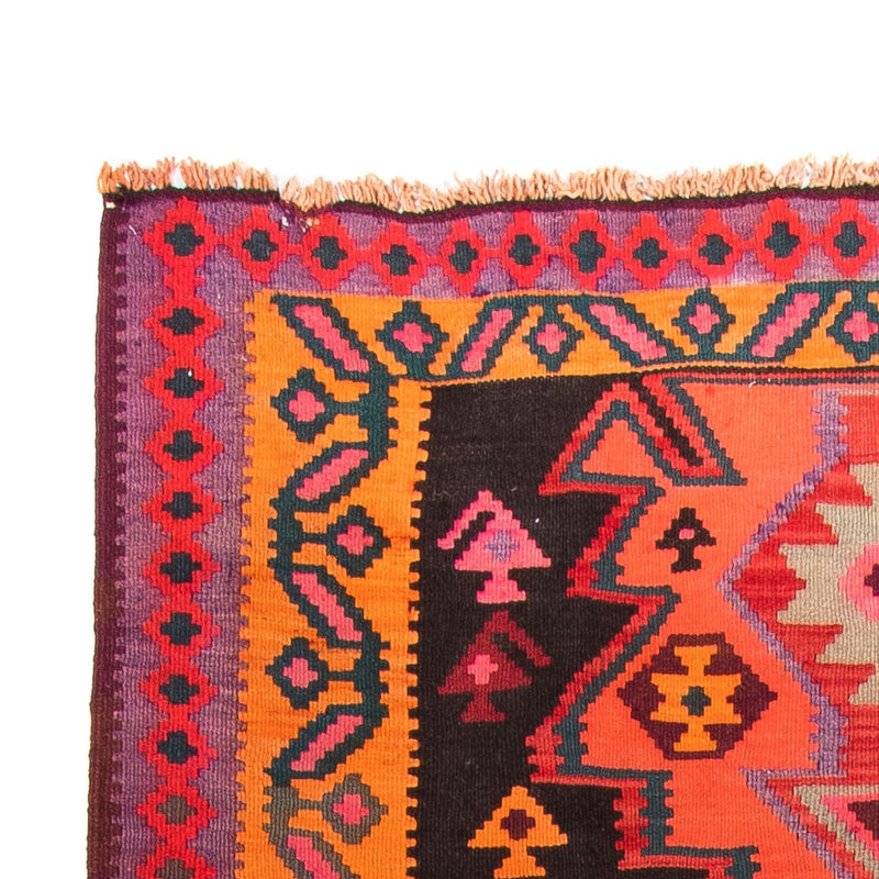 Runner Kelim Rug - Old - 335 x 150 cm - multicolored