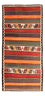 Runner Kelim Rug - Old - 310 x 155 cm - multicolored