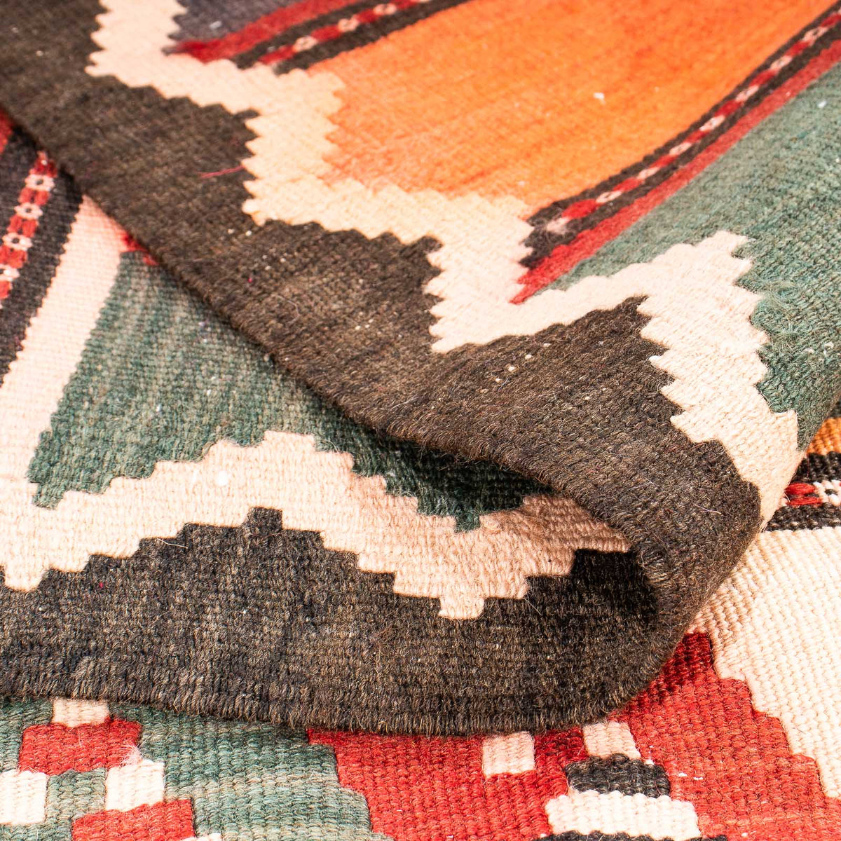 Runner Kelim Rug - Old - 310 x 155 cm - multicolored