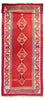 Runner Kelim Rug - Old - 490 x 190 cm - red