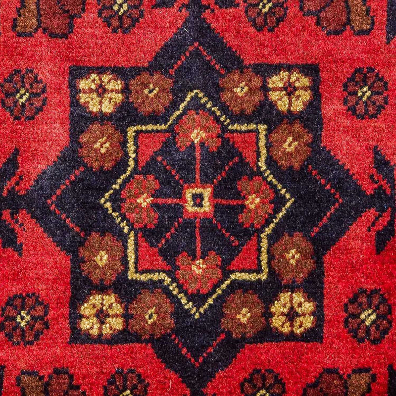 Afghan Rug - Kunduz - 196 x 124 cm - red