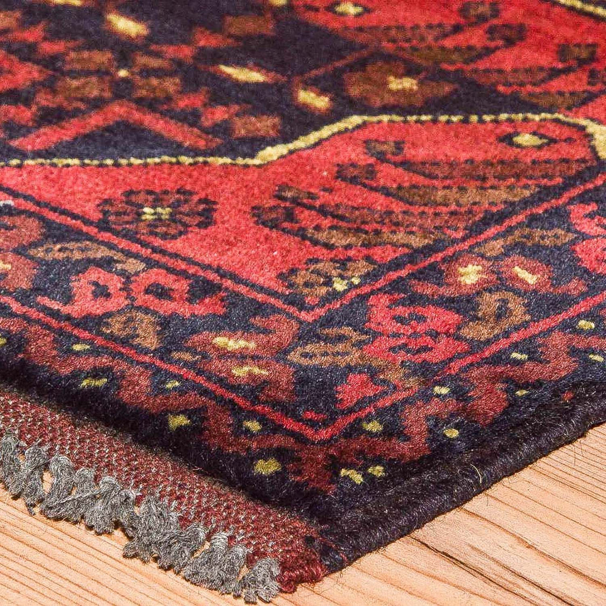Afghan Rug - Kunduz - 196 x 124 cm - red