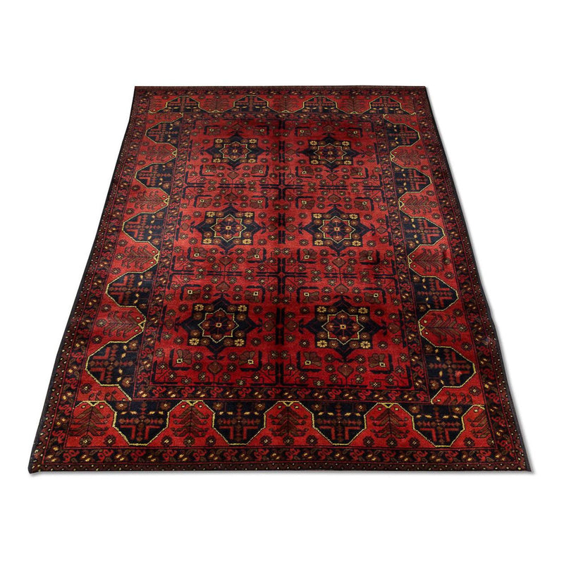 Afghan Rug - Kunduz - 196 x 124 cm - red