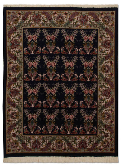 Tabriz - 50 Raj Rug 103x137cm - Persian Rugs