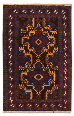 Belutsch Rug - 133 x 81 cm - blue