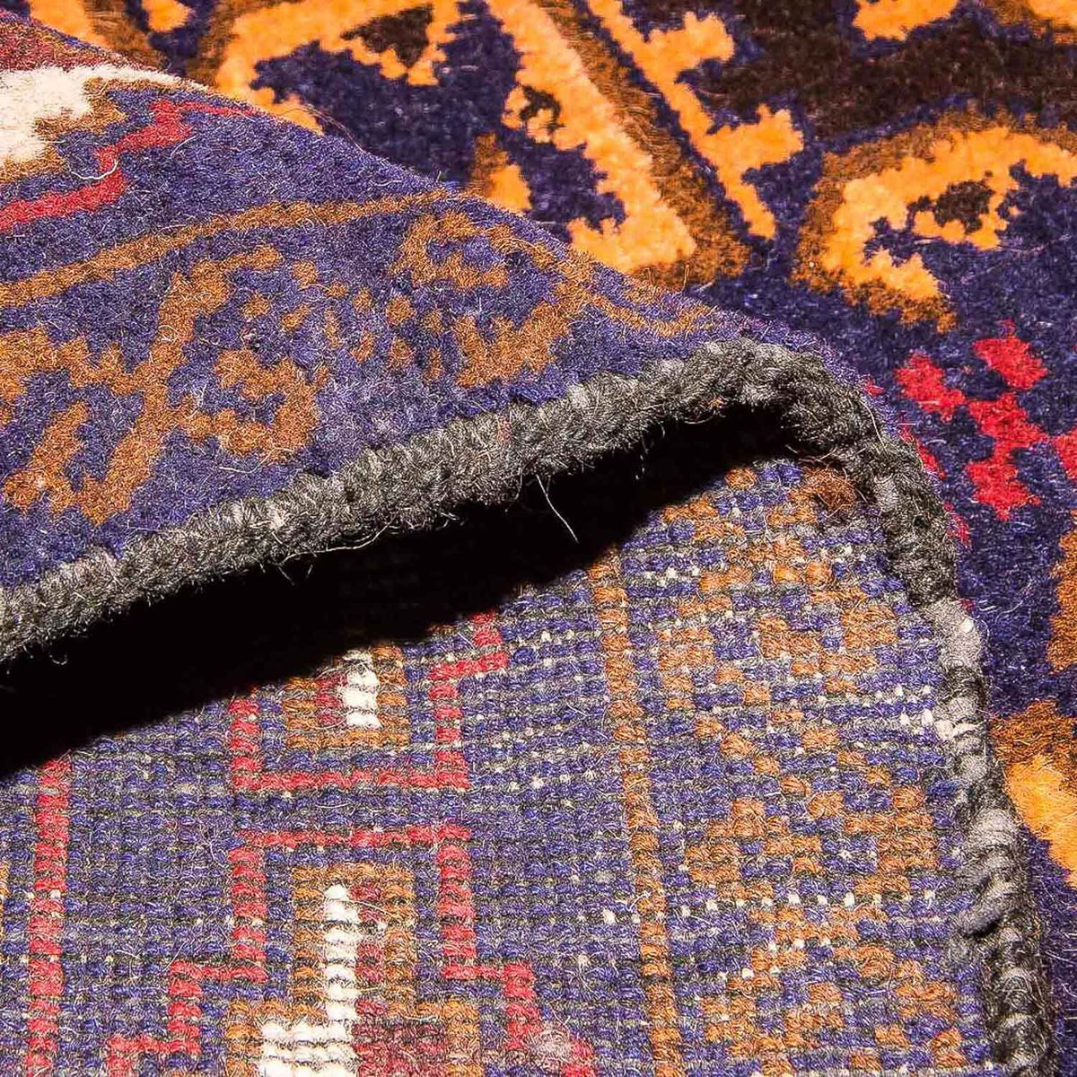 Belutsch Rug - 133 x 81 cm - blue