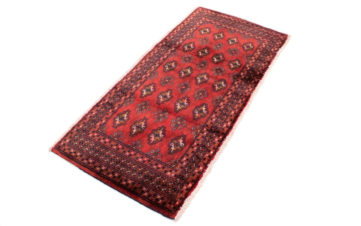 Turkaman Rug - 130 x 60 cm - red