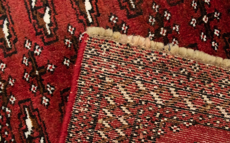 Turkaman Rug - 130 x 60 cm - red