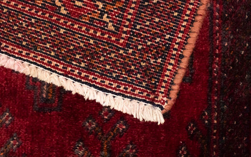 Turkaman Rug - 130 x 60 cm - red