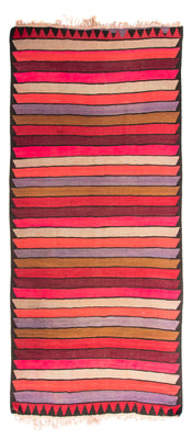 Runner Kelim Rug - Old - 340 x 160 cm - multicolored