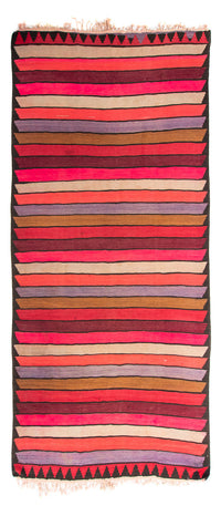 Runner Kelim Rug - Old - 340 x 160 cm - multicolored