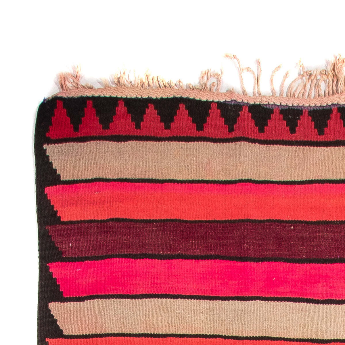 Runner Kelim Rug - Old - 340 x 160 cm - multicolored