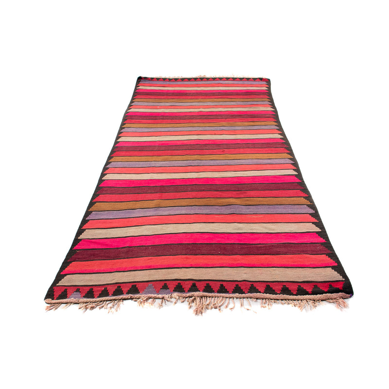 Runner Kelim Rug - Old - 340 x 160 cm - multicolored
