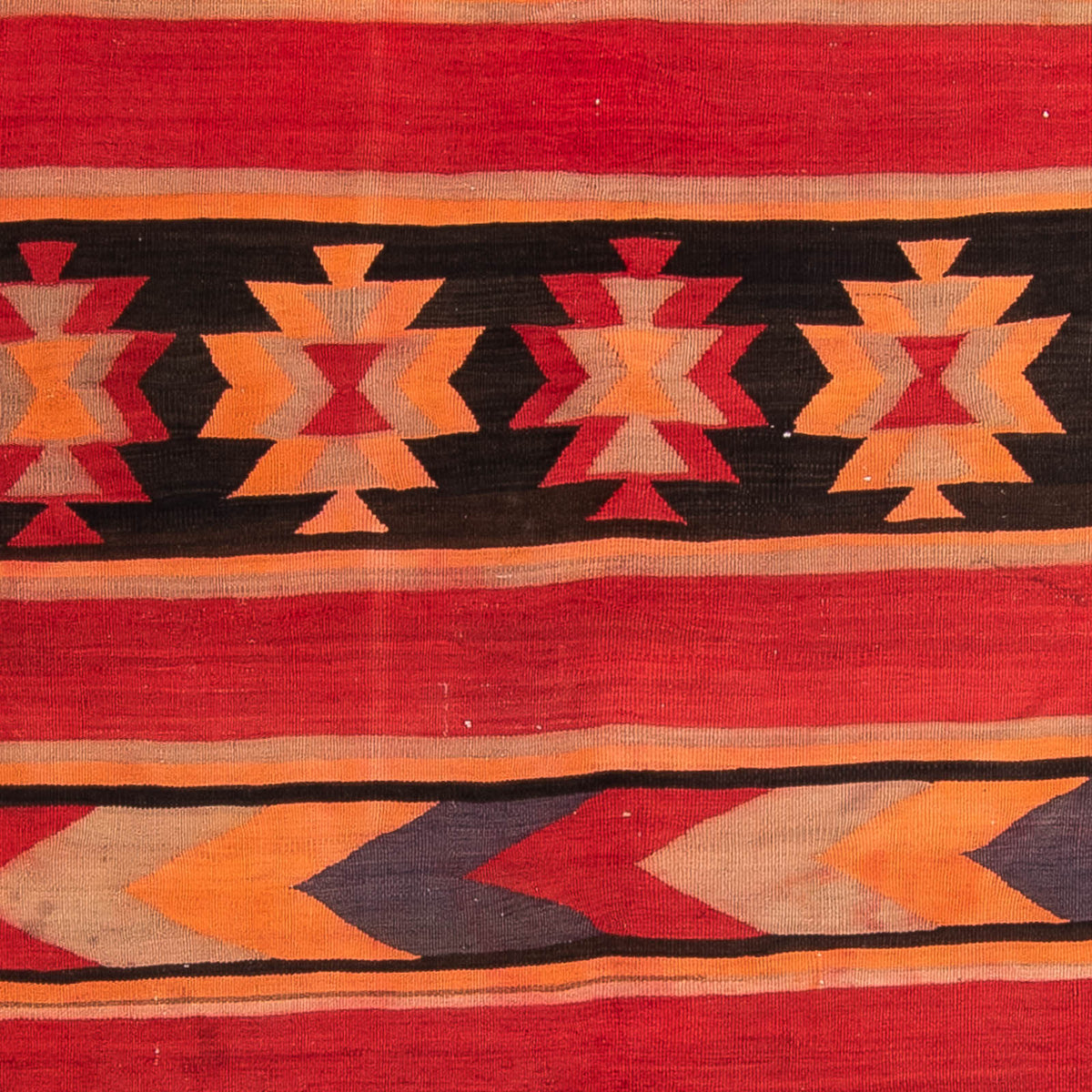 Runner Kelim Rug - Old - 325 x 150 cm - multicolored