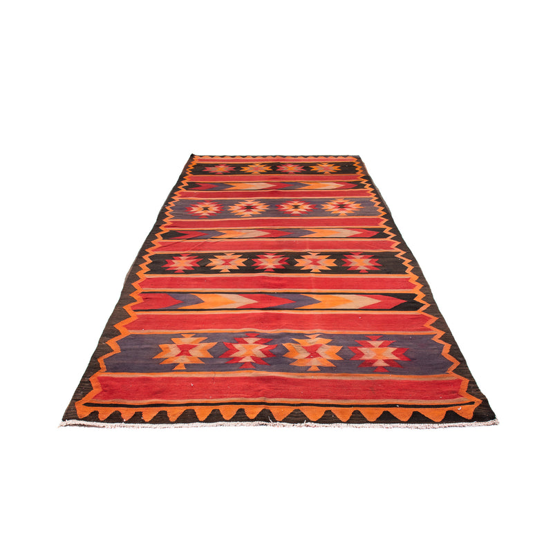 Runner Kelim Rug - Old - 325 x 150 cm - multicolored