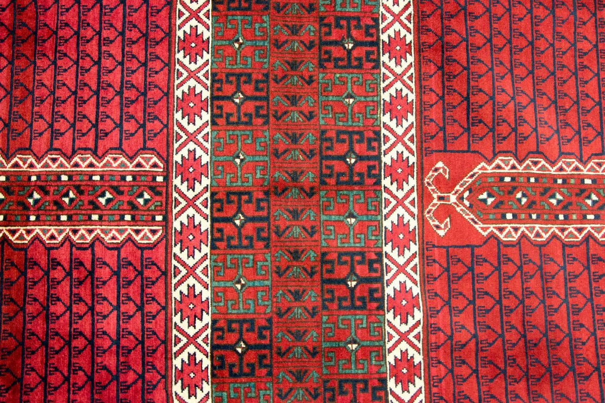 Afghan Rug - Hatschlu - 293 x 203 cm - red