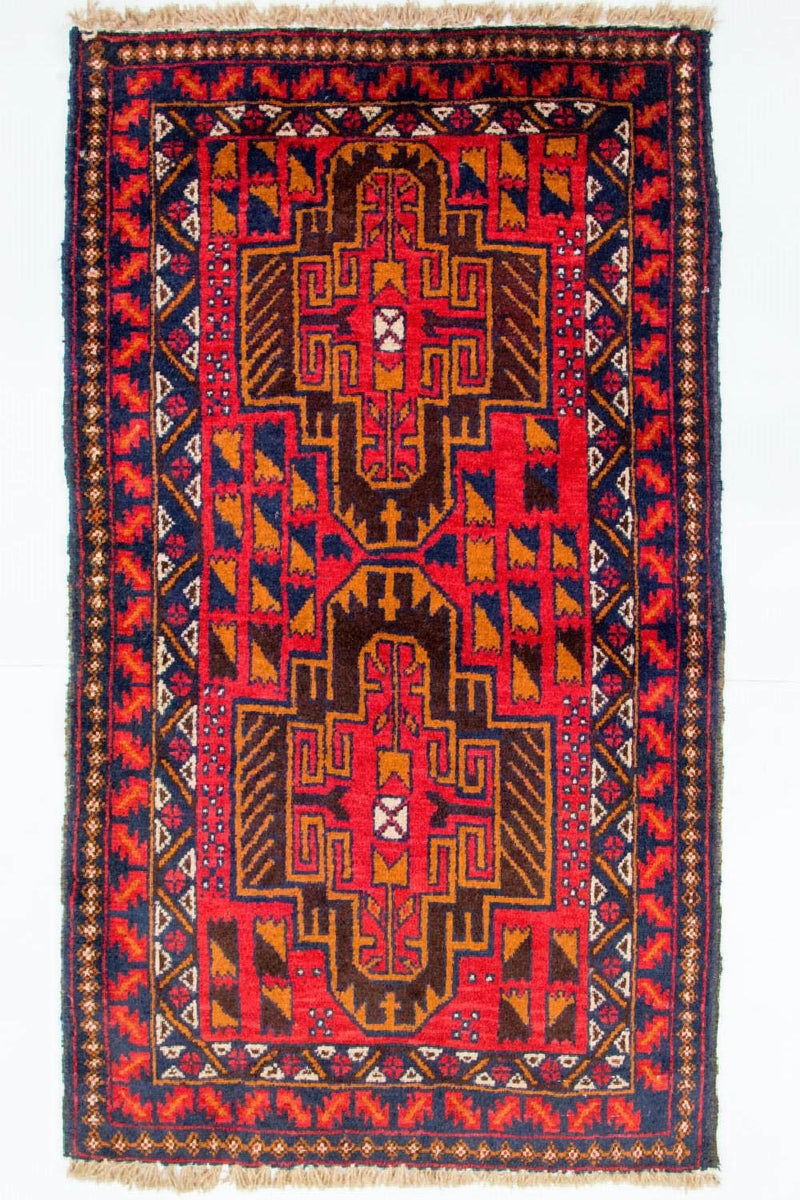 Belutsch Rug - 142 x 84 cm - red
