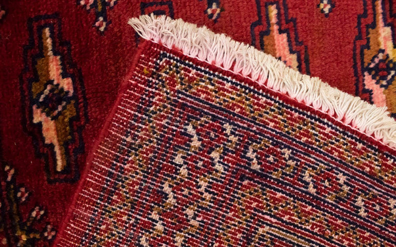 Turkaman Rug - 130 x 60 cm - red