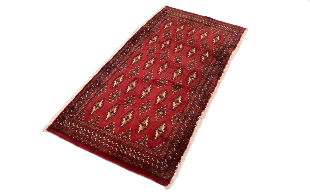 Turkaman Rug - 130 x 60 cm - red
