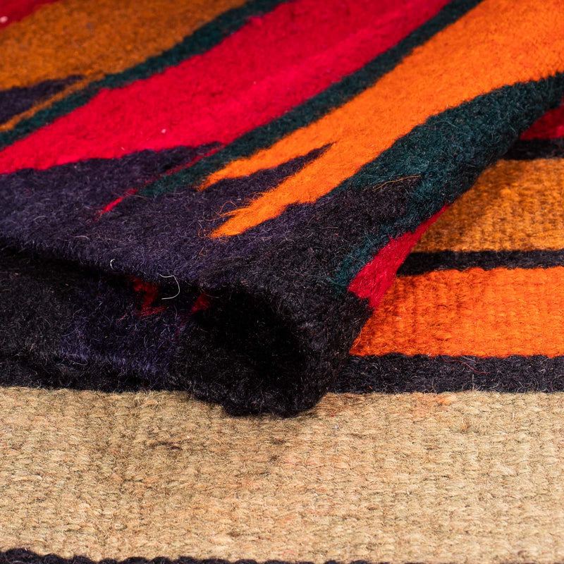 Runner Kelim Rug - Old - 350 x 150 cm - multicolored