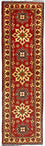 Runner Afghan Rug - Hatschlu - 297 x 84 cm - red