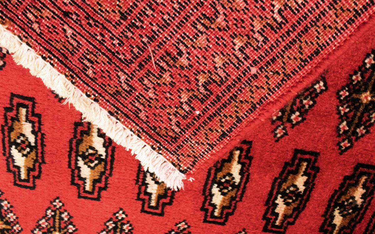 Turkaman Rug - 130 x 60 cm - red