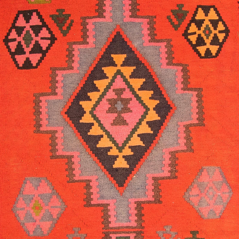 Runner Kelim Rug - Old - 330 x 155 cm - multicolored