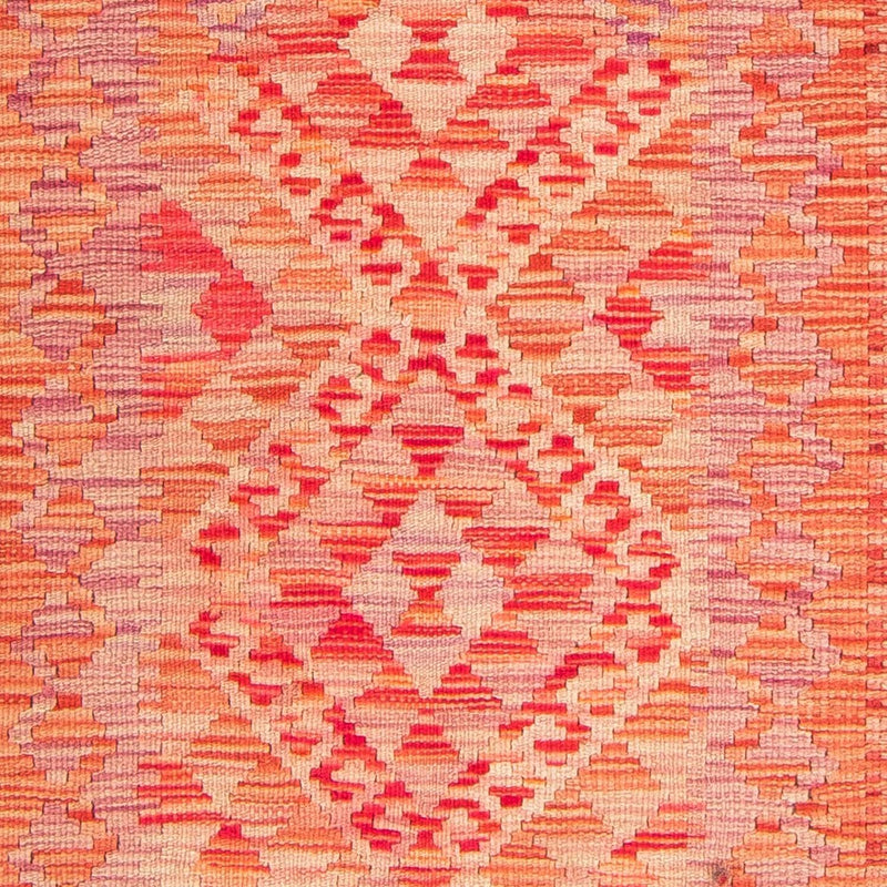 Kelim Rug - Splash - 185 x 101 cm - light red