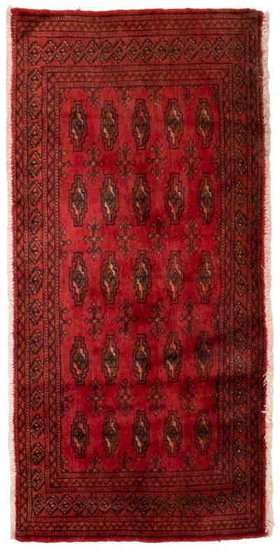 Turkaman Rug 60x130cm - Persian Rugs - red